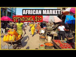 What $10 Can Buy You in a African Market, Lagos Nigeria 4K