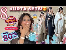 MEESHO MAHA DIWALI SALE HAUL!😍Upto 80% OFF! Kurta Sets starting from Rs.486/- | Rupal Yadav #meesho