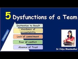 The 5 Dysfunctions of a Team# for MBA#BBA