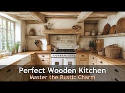 Want a Cozy, Rustic Wooden Kitchen? Here’s How to Achieve It!