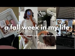 WEEKLY VLOG 🍂 huge fall try on haul, shopping at Sephora & Ulta, silk press & vision board