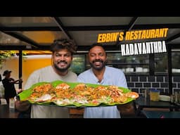 മീൻ തവ ഫ്രൈ + പാൽ കൊഞ്ച് | Seafood platter + meals + paal konchu at Ebbin's Restaurant Kadavanthra