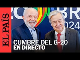 DIRECTO | El secretario General de la ONU comparece en la Cumbre del G20 en Brasil