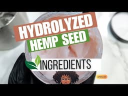 INGREDIENT: Hydrolyzed Hemp Seed Protein - Great to use for stronger, smoother hair