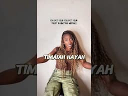 Don't Trust NO 🥷🏾  Freestyle | Timaiah Hayah (Khia Thug Misses) PT. 2 #freestyle #rap