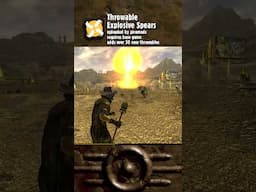 Mad Max Thundersticks in #Fallout New Vegas (Explosive Throwing Spears)