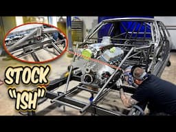 Farlow's Big Block Secret is Out! Mustang Comes Off the Chassis Table