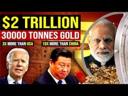 30,000 Tonnes of Gold : Indian Public & Indian Temples Hold | India Gold Reserves | RBI