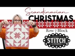 Scandinavian Christmas Quilt Along | Row 7 Block | Lisa Bongean | Primitive Gatherings