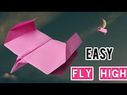 How to make a paper rocket that fly far | Rocket making | Origami rocket