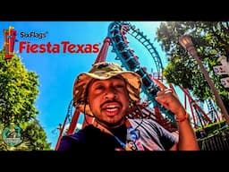 My FIRST EVER Visit to Six Flags Fiesta Texas 2024! | Riding THRILLING Coasters! | Blusiast Event!