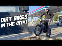 I Took My Electric Dirt Bike on a WILD City Ride!