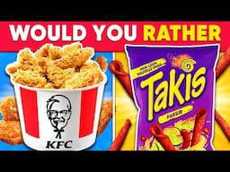 Would You Rather Junk Food & Snacks Edition 🍔🍕🥤 Daily Quiz