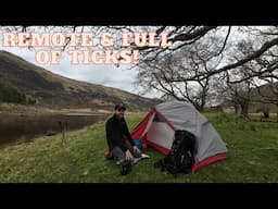 Wild Camping Disaster In A Remote Part Of SCOTLAND! | 50KM Bike & Hike In The Scottish Highlands