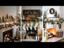 Inspiring Christmas Mantel Decor: Elevate Your Fireplace Festivities!