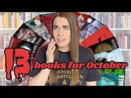 13 books to read for Halloween 🎃 October TBR