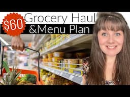 $60 Weekly Grocery Haul and Menu Plan