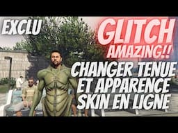 GLITCH AMAZING exclu : AVOIR TOUTES LES TENUES ET APPARENCE DES SKIN tenue caché aussi GTA5 Online