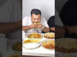 CHOLE BHATURE ka GOLA😱 INDIAN guy SHOCKED🇮🇳🤯 #shorts #reaction #eating