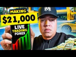 Making $21,000 Trading Forex "LIVE" (TOKYO, JAPAN) | FX Carlos