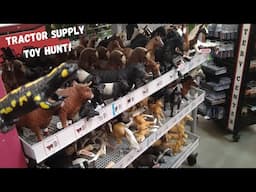 Tractor Supply ANIMAL PLAYSET TOY HUNT! Dinosaurs Animals Reptiles Farm Animals!