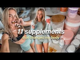 11 supplements that ACTUALLY work | how to add them into your routine + change your body