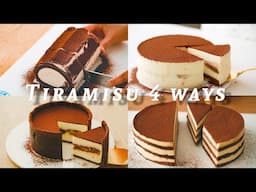 Tiramisu 4 Ways｜Pure Visual Experience｜Relaxing Music