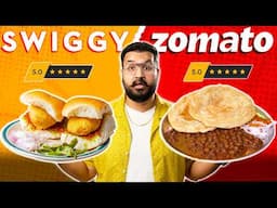 24 Hours Zomato vs Swiggy Challenge 🔥 Who Is The BEST ?