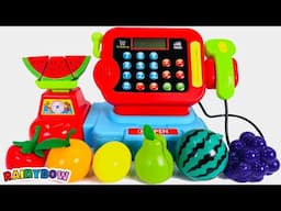 Let's Play in the Grocery Shop with a Toy Cash Register