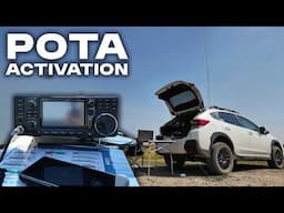 Ham Radio Pota Activation with Icom 7300 and Chameleon Antenna SS17 | Parks On The Air