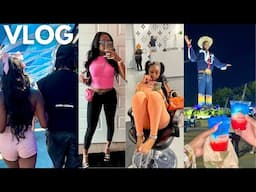 VLOG: LOOKING AT PROPERTIES + STATE FAIR WITH HIM + UPGRADING MY SALON + MORE | Boujee Barbiee