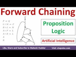 7. Proof by Forward Chaining Example Propositional Logic in Artificial Intelligence Mahesh Huddar