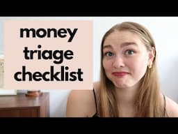 4 steps to take when you're a mess with money | Money Triage Checklist | Teachers Talk Money