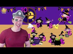 Count with Mr Mike, Halloween characters and numbers, activities for kids, Brain Break and movements