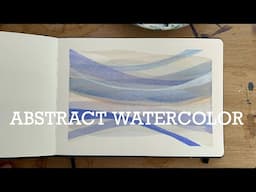 Abstract Watercolor Tutorial | with Neocolor 2 Pastels