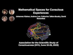 Symposium: Mathematical Spaces for Conscious Experiences | ASSC26