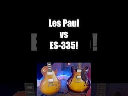 Gibson Les Paul vs Gibson ES335 - clean jam shootout! #guitarplayer #gibsones335 #gibsonlespaul