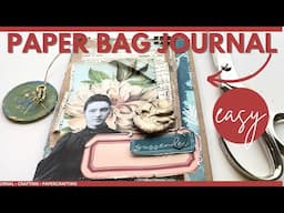 How to Create an EASY Paper Bag Junk Journal! Perfect for Beginners! #junkjournal