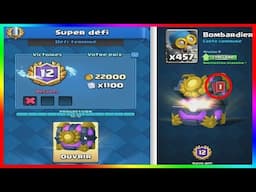 OMG! MEGA Coffre SUPER DEFI! 22,000 OR et 1,100 CARTES! Clash Royale