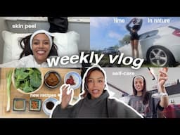 SPRING VLOG: Skin peel, new recipes, finding the balance between self-care + work