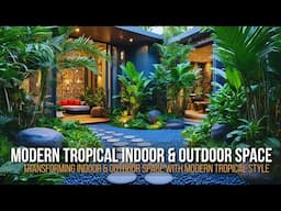 Transform Your Indoor & Outdoor Space with Modern Tropical Style