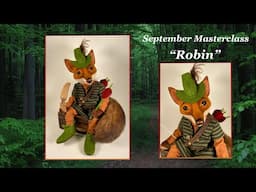 "Robin" || September Masterclass Project || Fox Art Doll