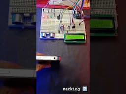 Car Parking Assistant 🫡🥳 #arduinoproject #shorts #viral #youtubeshorts