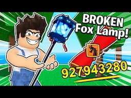 THIS FOX LAMP UPGRADE IS INSANELY BROKEN! Roblox Blox Fruits