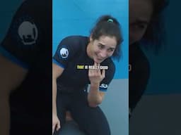 UFC Veronica Hardy tries to teach Nina Drama jiujitsu LOL #ufc #shorts #mma