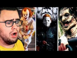 The ULTIMATE HALLOWEEN KILLERS Videos Reaction! (Michael Myers, Pennywise, Leatherface & More)