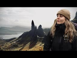 Travelling SOlO Across ISLE OF SKYE In My LAND ROVER ( during winter )