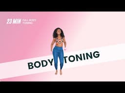 23 Min Body Toning African Dance | Toning Dumbbell Workout | Afrifitness