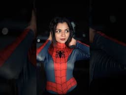 Spideyyyy🕷️🕸️ #hansikakrishna #halloween #spiderman #spiderwomen #shorts #cosplay #viral  #trend