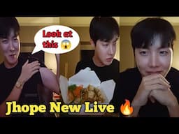 Jhope New Weverse Live 🔥| J-Hope Flexes His Muscles In New Live Broadcast 😍